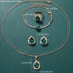 Conjunto de Joyas Elisandre Vermont | Oro