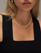 Cavaro™ | Collar de Eslabones Cubanos Gruesos de Oro