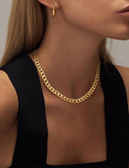 Cavaro™ | Collar de Eslabones Cubanos Gruesos de Oro