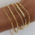 Ellis™ | Conjunto de Pulseras de Oro