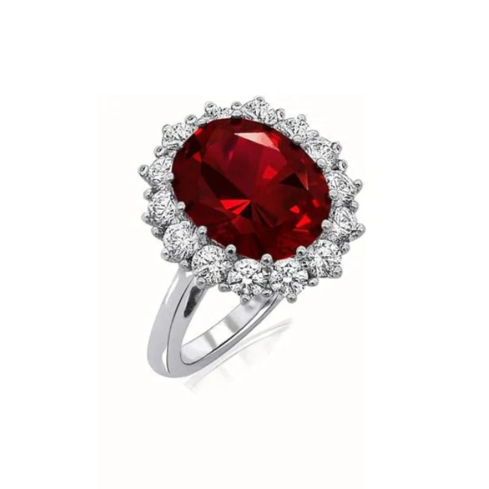 Anillo Corona Escarlata de Rubí
