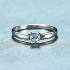 Anillo Solitario Clara Signature
