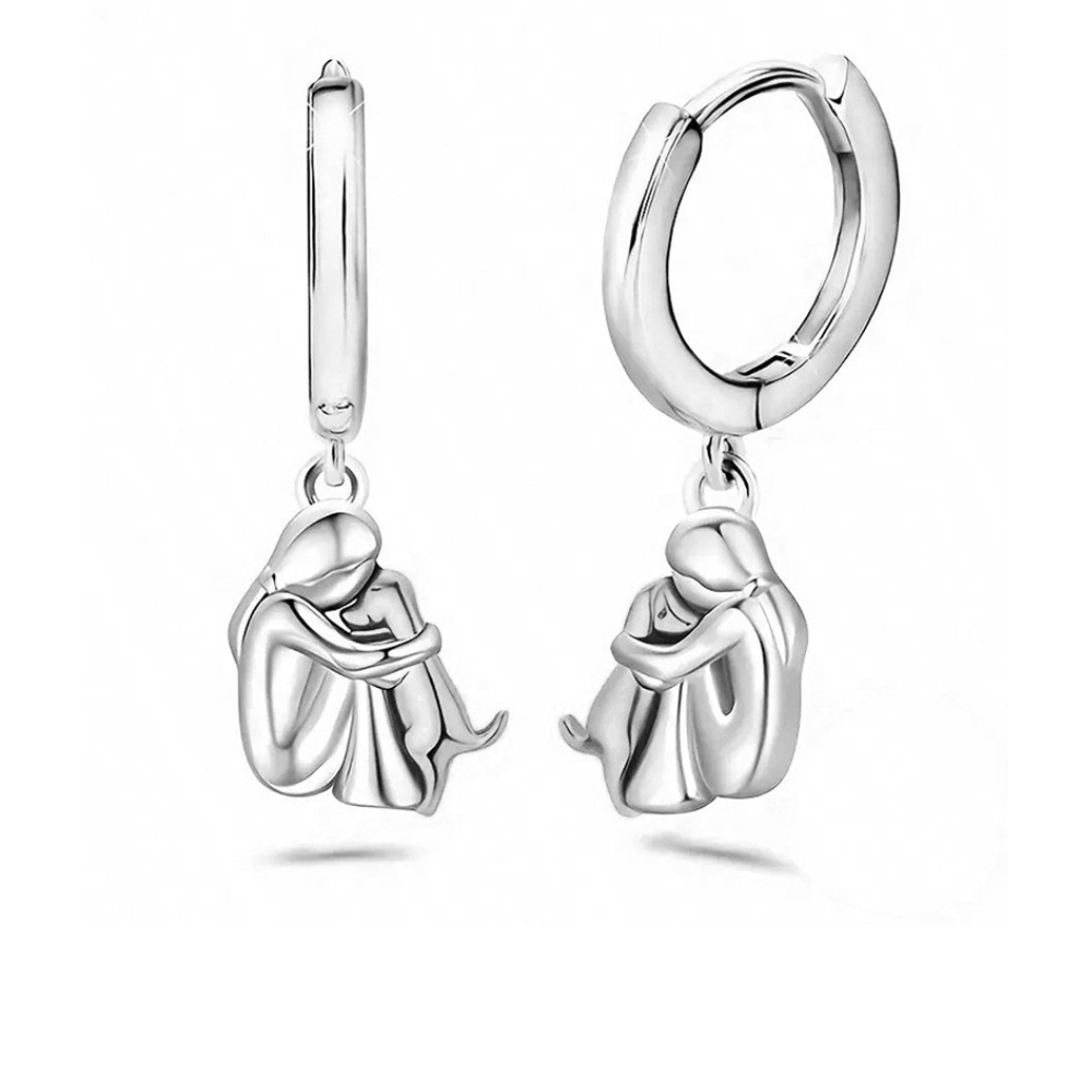 Wynter™ - Colgante Abrazo con Pendientes a Juego