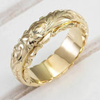 Anillo Antiguo de Flor de Oro | Oro