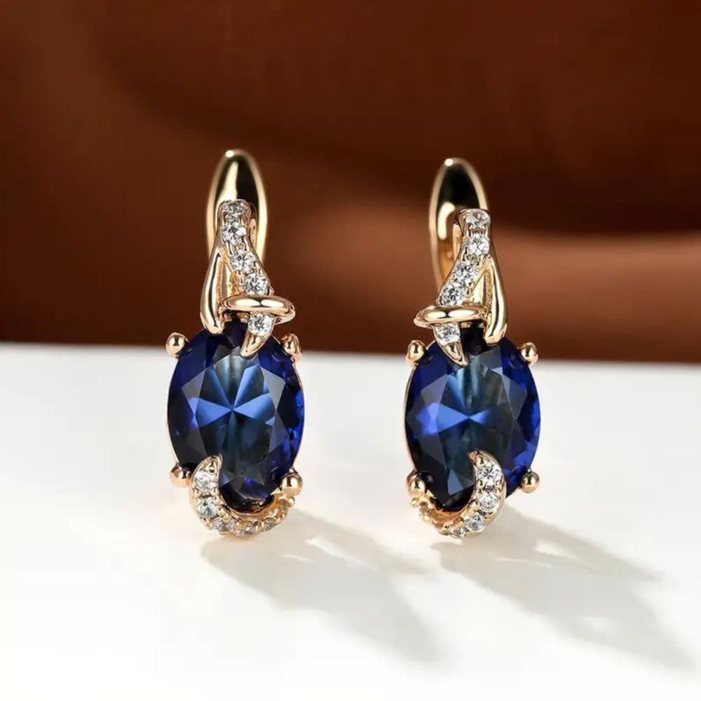 Pendientes Colgantes Medianoche Real