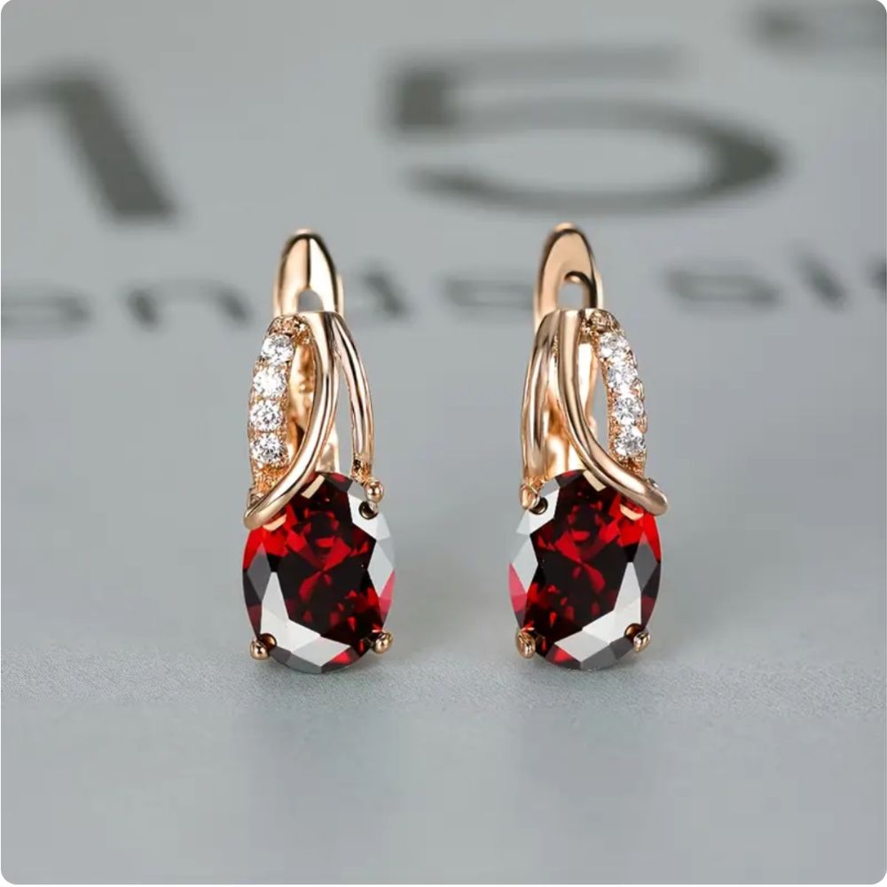 Pendientes Veressa Ruberine